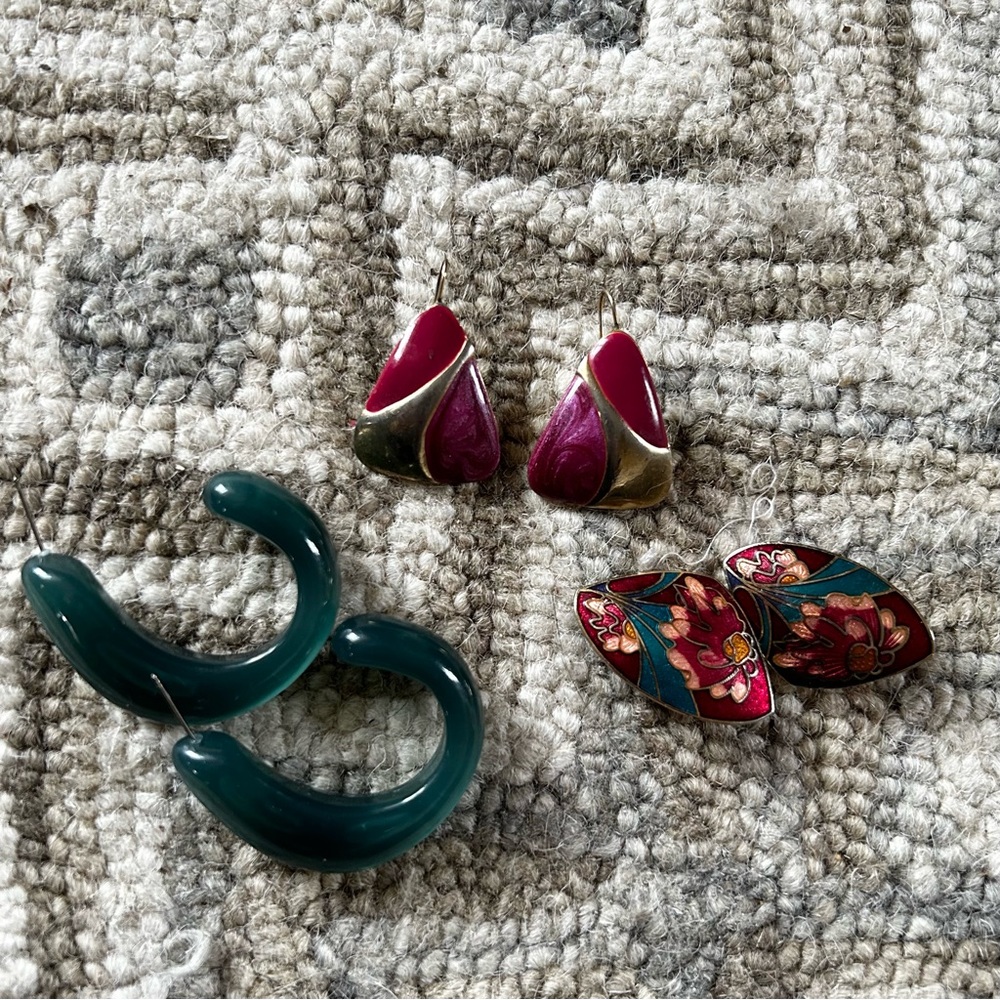 80’s earring bundle